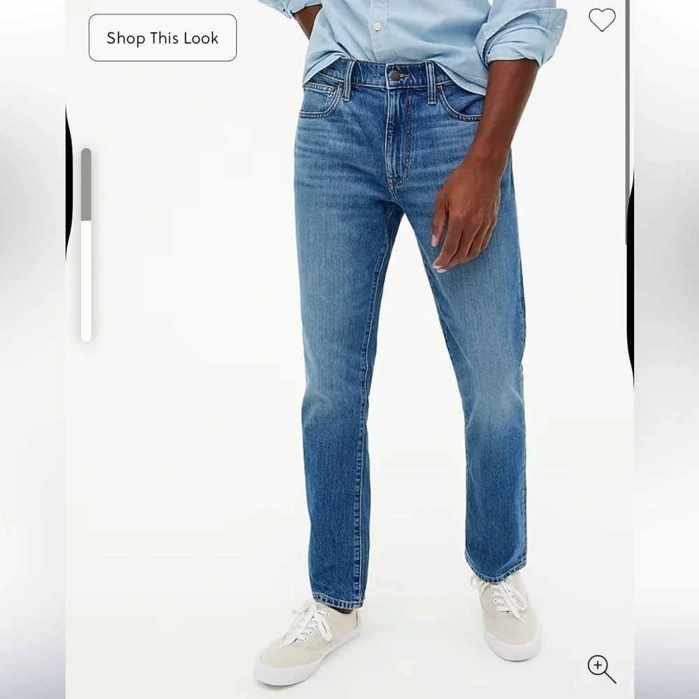 J crew blue spruce Straight-fit jean